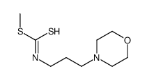 methyl N-(3-morpholin-4-ylpropyl)carbamodithioate Structure