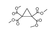 cyclopropane-1,1,2,2-tetracarboxylic acid tetramethyl ester Structure