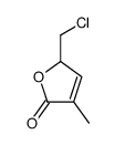 2-(chloromethyl)-4-methyl-2H-furan-5-one结构式