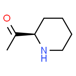 Ethanone, 1-(2-piperidinyl)-, (R)- (9CI) Structure