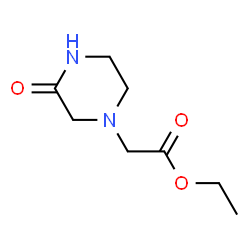 ethyl 2-(3-oxopiperazin-1-yl)acetate结构式