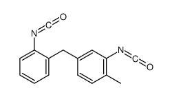 5-(o-isocyanatobenzyl)-o-tolyl isocyanate结构式