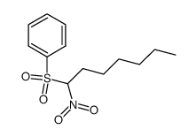 1-nitro-1-(phenylsulfonyl)heptane Structure