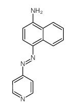 1-Naphthalenamine,4-[2-(4-pyridinyl)diazenyl]-结构式