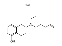 6-(Pent-4-enyl-propyl-amino)-5,6,7,8-tetrahydro-naphthalen-1-ol; hydrochloride结构式