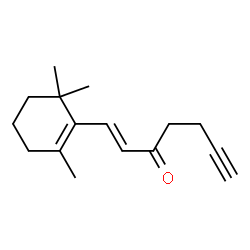 1-Hepten-6-yn-3-one,1-(2,6,6-trimethyl-1-cyclohexen-1-yl)-,(1E)-(9CI) structure