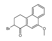 2-bromo-9-methoxy-1-oxo-1,2,3,4-tetrahydrophenanthrene Structure