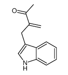 3-(1H-indol-3-ylmethyl)but-3-en-2-one Structure