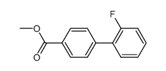 2'-fluoro-biphenyl-4-carboxylic acid methyl ester structure