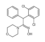 2-(2,6-dichlorophenyl)-1-morpholino-2-phenylethan-1-one oxime结构式