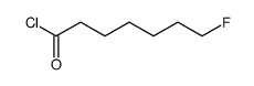 7-fluoro-heptanoyl chloride Structure