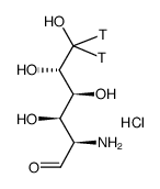 d-glucosamine, [6-3h] hydrochloride结构式