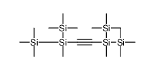 trimethyl-[methyl-[2-[methyl-bis(trimethylsilyl)silyl]ethynyl]-trimethylsilylsilyl]silane Structure