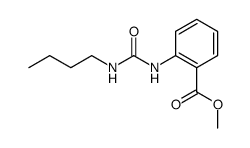 Methyl-(N'-butyl-uramido)-benzoat结构式