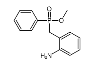 2-[[methoxy(phenyl)phosphoryl]methyl]aniline Structure