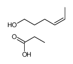 hex-4-en-1-ol,propanoic acid Structure