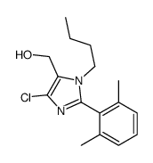 [3-butyl-5-chloro-2-(2,6-dimethylphenyl)imidazol-4-yl]methanol Structure