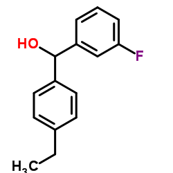 4-ETHYL-3'-FLUOROBENZHYDROL结构式