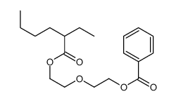 2-[2-(2-ethylhexanoyloxy)ethoxy]ethyl benzoate结构式