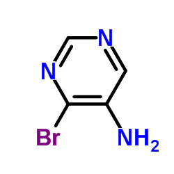5-Amino-4-bromopyrimidine Structure