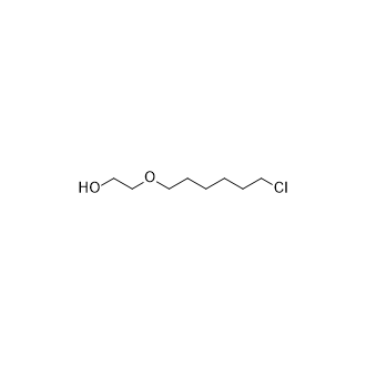 2-((6-氯己基)氧基)乙-1-醇结构式