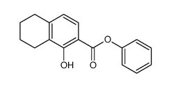 phenyl 5,6,7,8-tetrahydro-1-hydroxy-2-naphthoate结构式