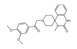 1-(2-(3,4-dimethoxyphenyl)-2-oxoethyl)-3'-methyl-1'H-spiro[piperidine-4,4'-quinazolin]-2'(3'H)-one Structure