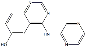 4-((5-Methylpyrazin-2-yl)amino)quinazolin-6-ol Structure