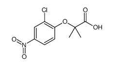 2-(2-CHLORO-4-NITROPHENOXY)-2-METHYLPROPANOIC ACID structure