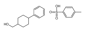 4-methylbenzenesulfonic acid,(4-phenylcyclohexyl)methanol结构式