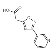 2-[3-(3-Pyridinyl)-1,2,4-oxadiazol-5-yl]-acetic acid结构式