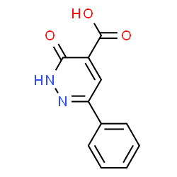 3-氧代-6-苯基-2,3-二氢哒嗪-4-羧酸结构式