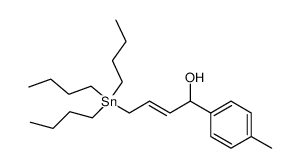 1-(4-methylphenyl)-4-tributylstannylbut-2-en-1-ol结构式
