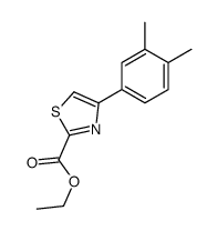 ethyl 4-(3,4-dimethylphenyl)-1,3-thiazole-2-carboxylate Structure
