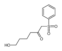 1-(benzenesulfonyl)-6-hydroxyhexan-2-one结构式