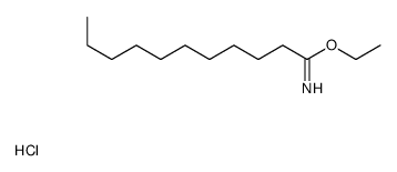 ethyl undecanimidate,hydrochloride Structure