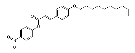(4-nitrophenyl) 3-(4-decoxyphenyl)prop-2-enoate Structure