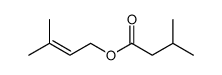 3-methylbut-2-enyl 3-methylbutanoate Structure