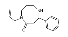 4-phenyl-1-prop-2-enyl-1,5-diazocan-2-one Structure