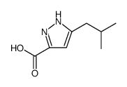 3-isobutyl-1H-pyrazole-5-carboxylic acid(SALTDATA: 0.25H2O)结构式