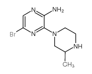 6-溴-3-甲基-3,4,5,6-四氢-2H-[1,2]bi吡嗪-3-胺结构式