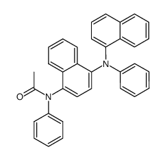 N-acetyl-N,N'-diphenyl-N'-1-naphthyl-1,4-naphthylenediamine结构式