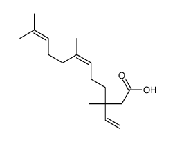 3-ethenyl-3,7,11-trimethyldodeca-6,10-dienoic acid Structure