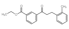 3'-CARBOETHOXY-3-(2-METHYLPHENYL)PROPIOPHENONE结构式