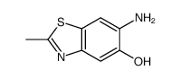 5-Benzothiazolol,6-amino-2-methyl-(7CI) Structure