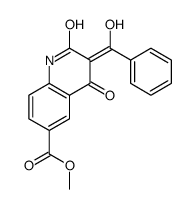 methyl 3-[hydroxy(phenyl)methylidene]-2,4-dioxo-1H-quinoline-6-carboxylate结构式