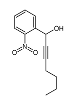 1-(2-nitrophenyl)hept-2-yn-1-ol Structure