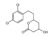 7-(2,4-dichlorophenyl)-3-hydroxy-5-heptanolide structure