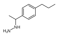 Hydrazine, [1-(4-propylphenyl)ethyl] Structure