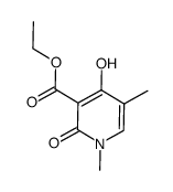 ethyl 1,5-dimethyl-4-hydroxy-2-oxo-1,2-dihydropyridine-3-carboxylate Structure